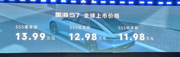 东风风行星海S7上市 售11.98万元起/3款车型