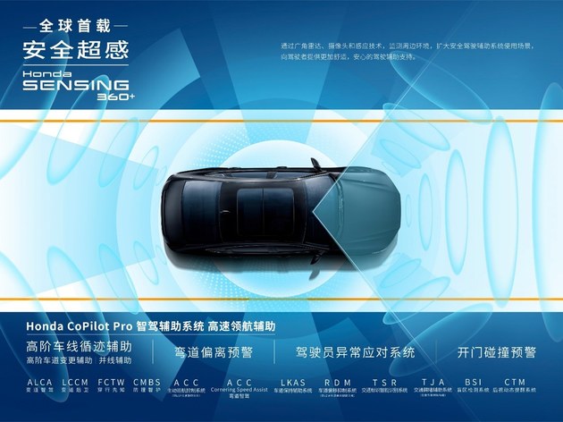 首发Honda SENSING 360+，2025款雅阁上市