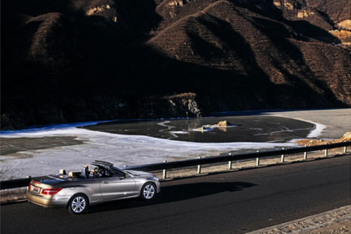 冬日暖风 试驾梅赛德斯奔驰E350敞篷版