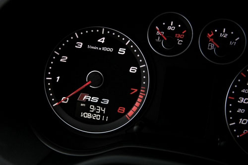 雪地速降 试2011款奥迪RS 3 Sportback