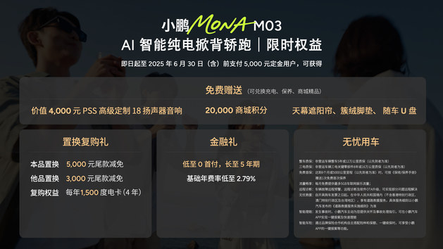 11.98万元起！小鹏MONA M03加推4款新版型升级上市
