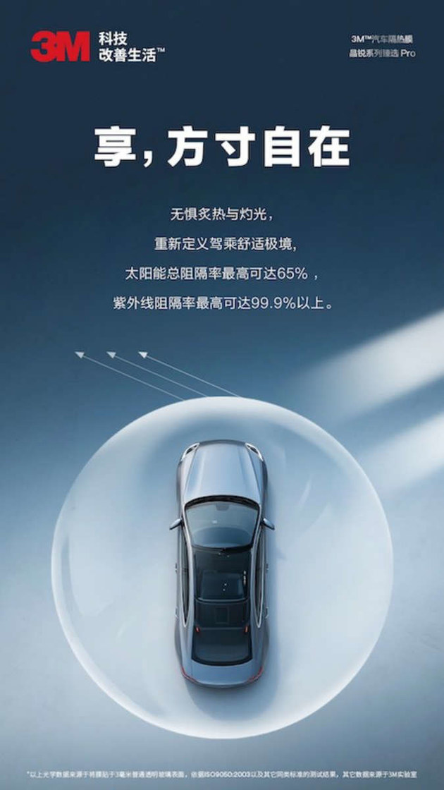 3M汽车隔热膜晶锐系列臻选Pro耀世登场