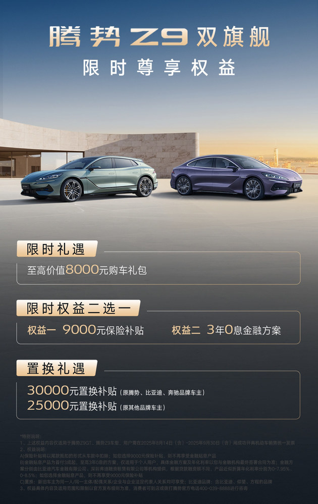 奔驰车主都是自己人 置换腾势享受本品置换补贴待遇