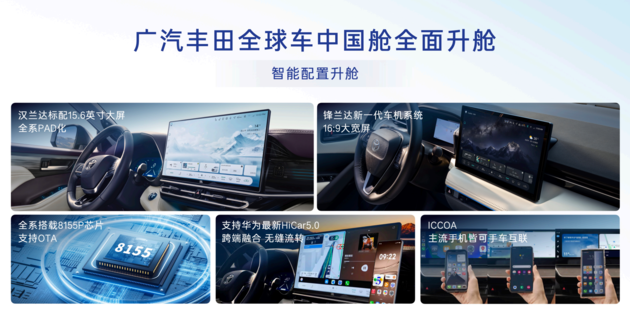 入门即超配 广汽丰田四车齐发为油车用户普惠平权