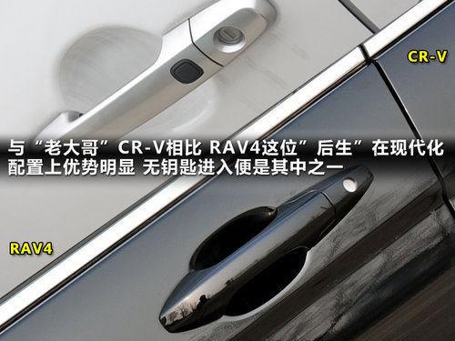 都市SUV比拼 丰田新RAV4对比本田CR-V