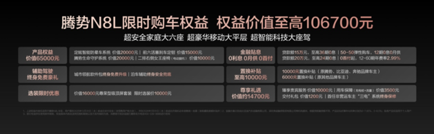 29.98万元-32.98万元！腾势N8L正式上市