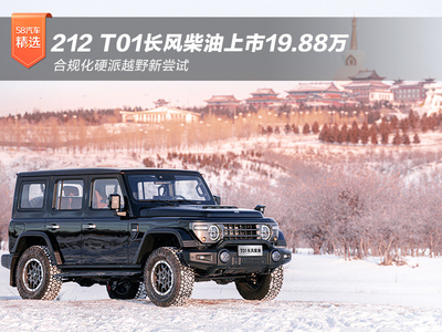 212 T01长风柴油上市19.88万 合规化硬派越野新尝试