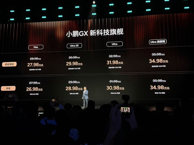 限时售价26.98-34.98万元 小鹏GX正式上市