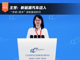 王芳:新能源汽车迈入“市场+技术”双轮驱动时代 王芳:新能源汽车迈入“市场+技术”双轮驱动时代