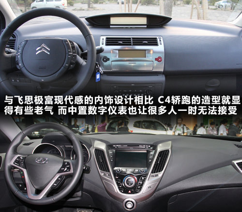 错位对决 现代飞思对比雪铁龙C4轿跑