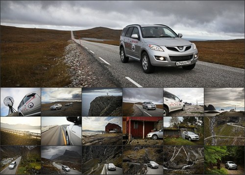 哈弗SUV探险测试车队俄罗斯-挪威之旅