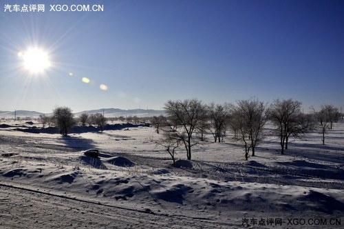 零下35度低温 满洲里冰雪体验奥迪全系